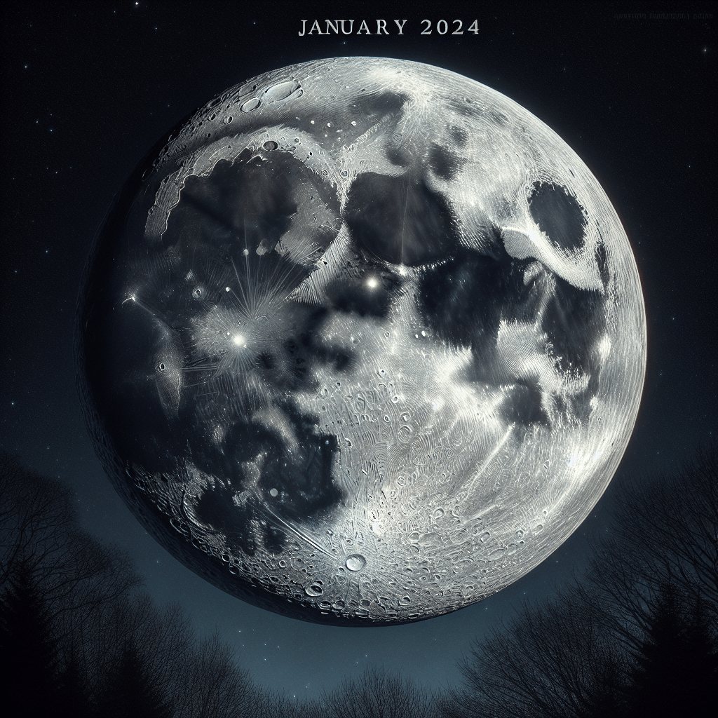 Full moon January 2024 - Understanding the Full Moon of January 2024: An Astronomical Perspective - 24/Jan/2024