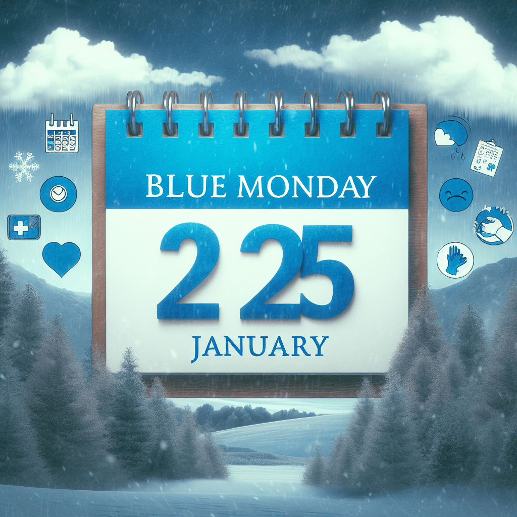 Blue Monday 2024 - What is Blue Monday? - 15/Jan/2024
