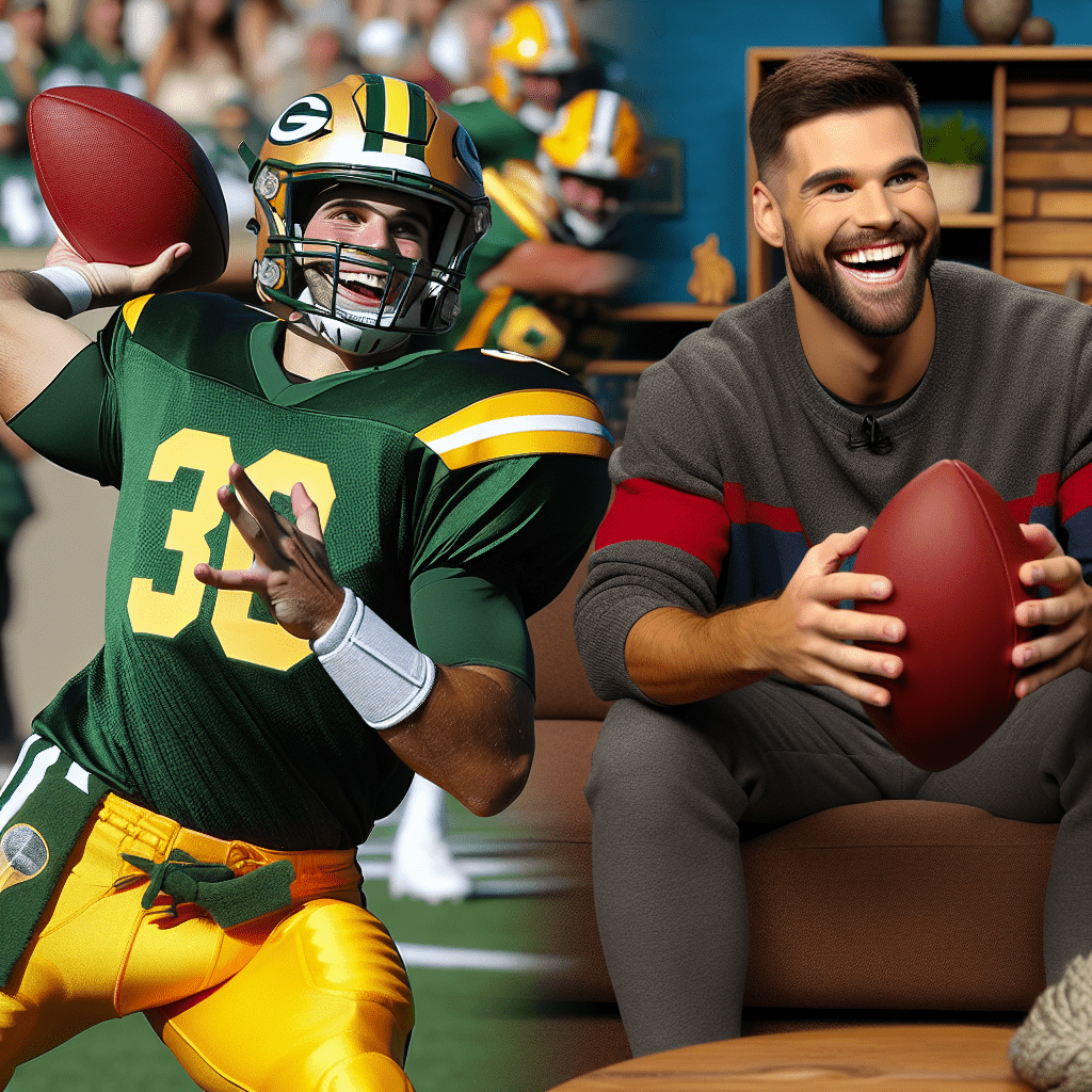 Aaron Rodgers Jimmy Kimmel - Introduction to Aaron Rodgers - 12/Jan/2024