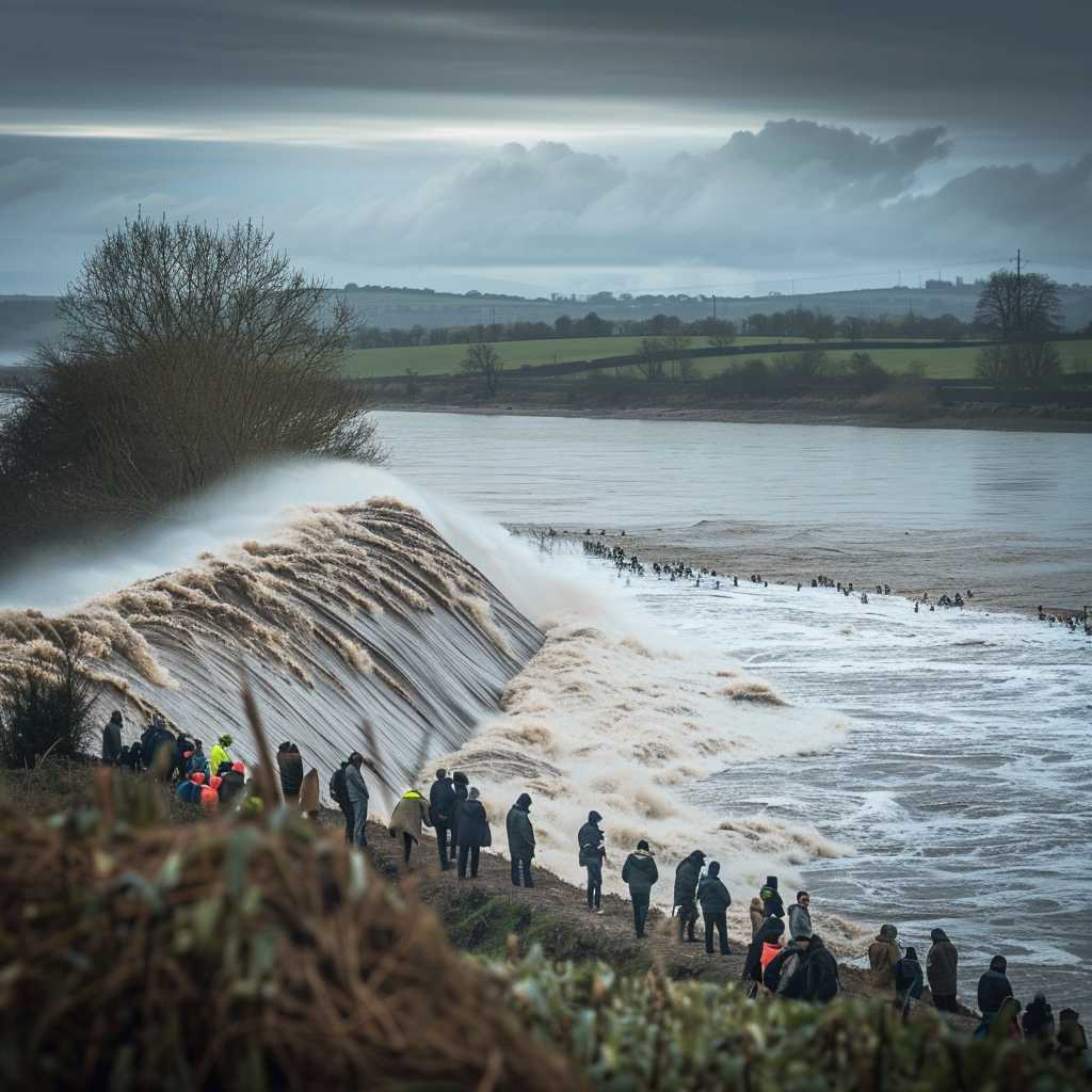 Severn Bore - The Phenomenon of the Severn Bore: Nature's Spectacle on the River Severn - 13/Mar/2024