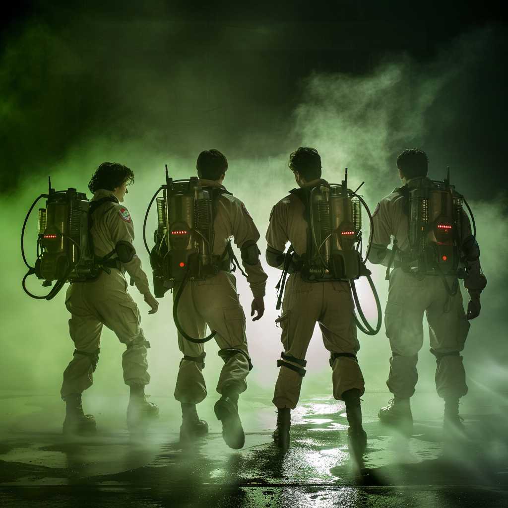 Ghostbusters - *  The "Ghostbusters" franchise, a blend of comedy, science fiction, and supernatural elements, has left an indelible mark on the cultural landscape since its initial release in 1984. The original film, directed by Ivan Reitman and written by Dan Aykroyd and Harold Ramis, not only spawned sequels, animated television series, merchandise, and video games but also became a cultural icon representing the '80s cinema at its creative buoyancy.   - 23/Mar/2024