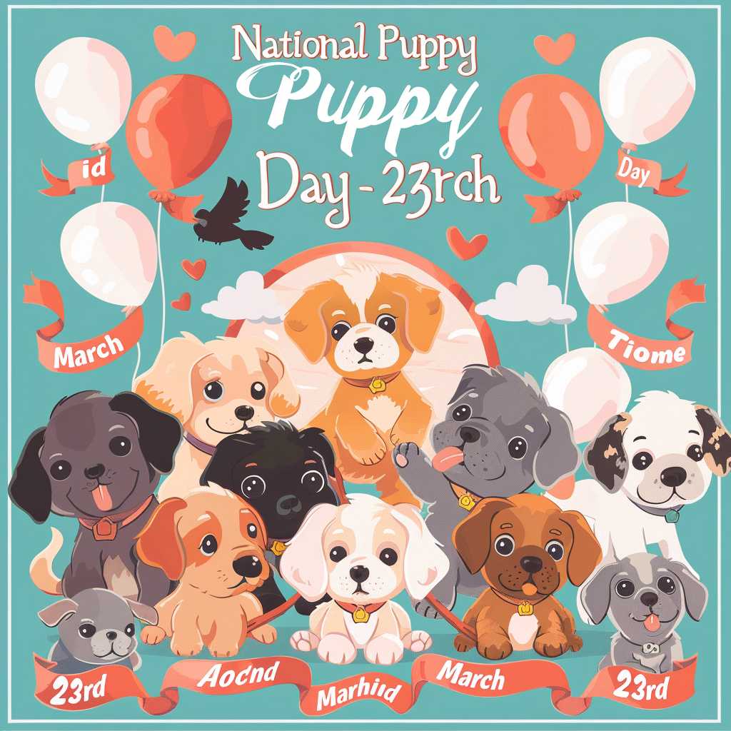 National Puppy Day - Celebrating National Puppy Day: Unleashing Joy Across the Nation - 24/Mar/2024