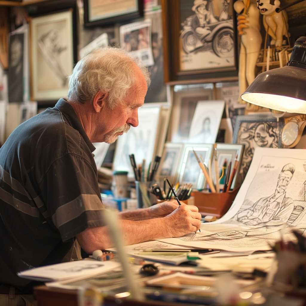 Russ Cook - The Life and Career of Russ Cook: A Remarkable Journey in Art and Caricature - 08/Apr/2024