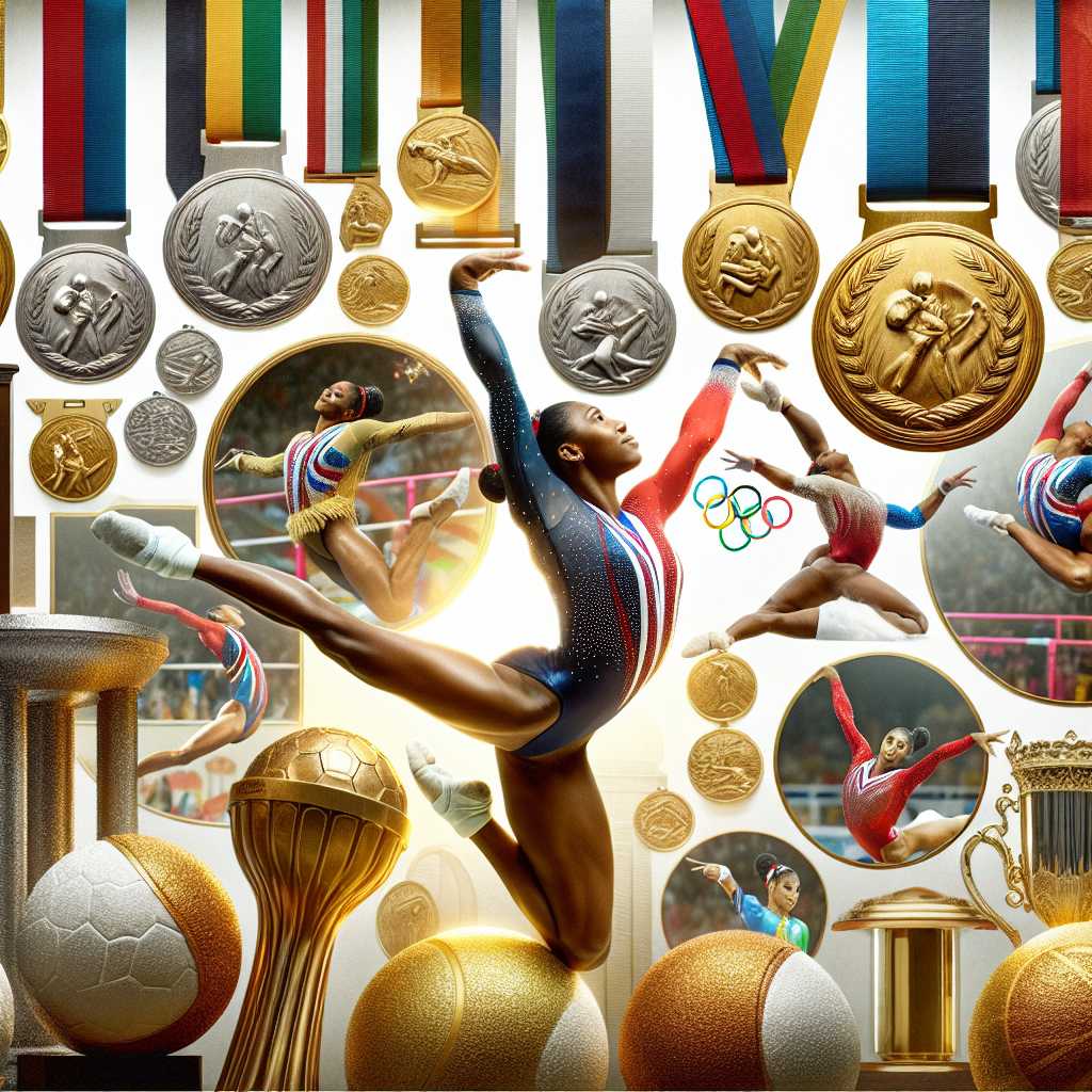 Simone Biles medals - Simone Biles: A Dazzling Collection of Medals in Gymnastics - 05/Aug/2024