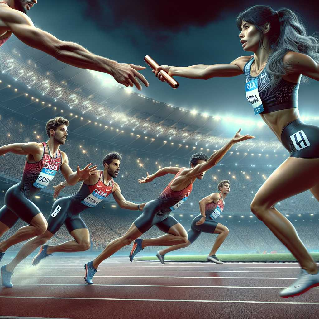 4x100 relay Olympics - The 4x100 Meter Relay in the Olympics: A Thrilling Race of Speed and Teamwork - 10/Aug/2024