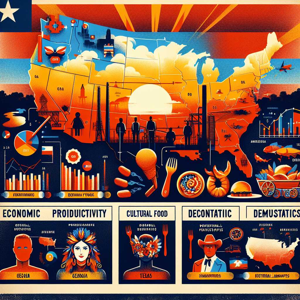 Georgia vs Texas - Comparing the US States of Georgia and Texas: Economic, Cultural, and Demographic Contrasts - 20/Oct/2024