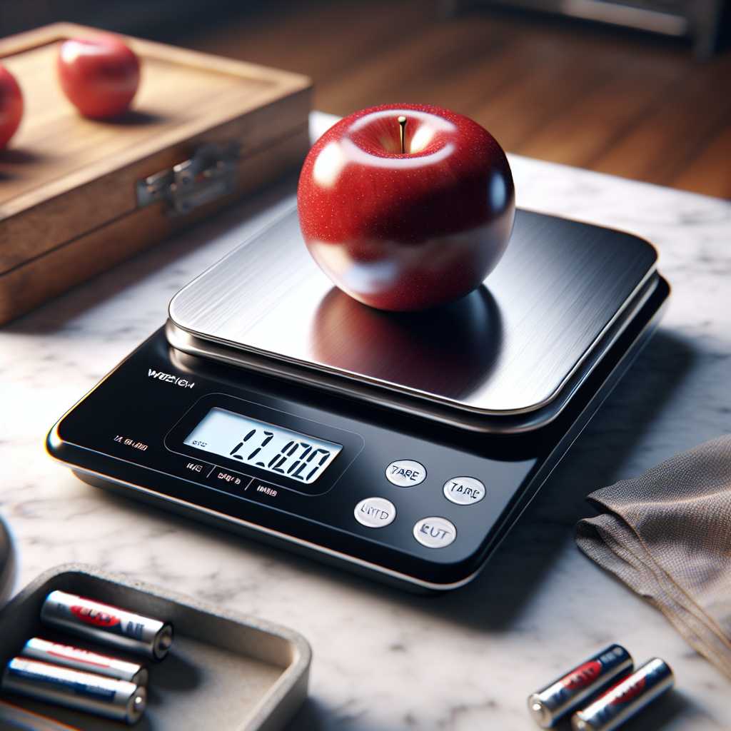 Amazon Basics Digital Kitchen Scale with LCD Display, Batteries Included, Weighs up to 11 pounds, Black and Stainless Steel - The Rise of Digital Kitchen Scales as a Culinary Staple - 23/Oct/2024