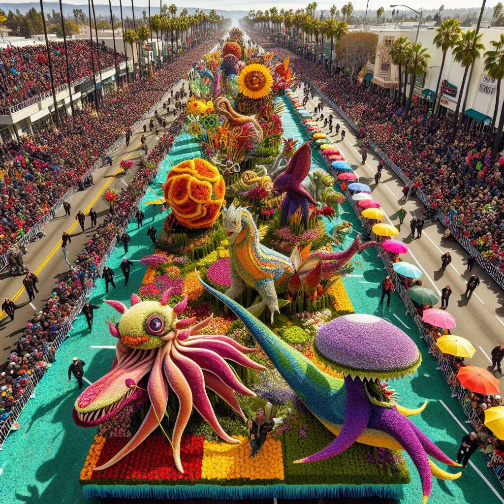 Rose Parade 2025 - The Rose Parade 2025: A Celebration of Floral Magnificence - 02/Jan/2025